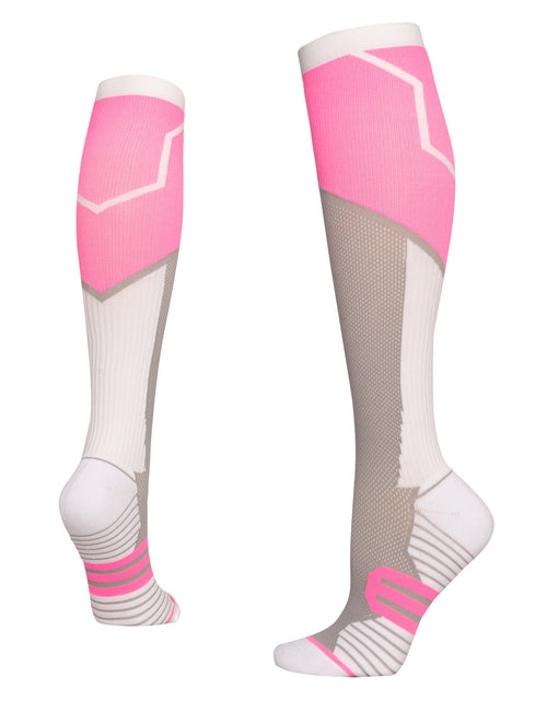 Load image into Gallery viewer, Outdoor sports pressure socks, women's long tube skipping rope fitness calf socks, second grade gradient elastic compression socks
