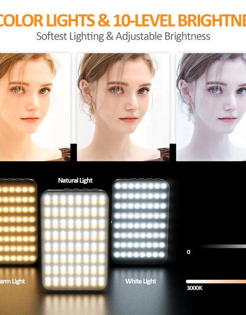 Load image into Gallery viewer, Magnetic fill light LED video conference phone fill light camera photography live broadcast photography pocket light
