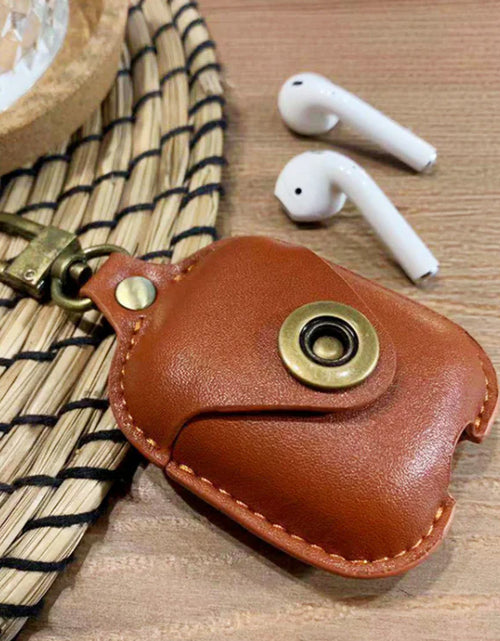 Load image into Gallery viewer, Leather Case for AirPods - Shockproof Bluetooth Cover
