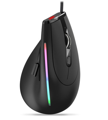 ZELOTES Master T50RGB Vertical Grip Ergonomic Programming Gaming Notebook Wired Mouse
