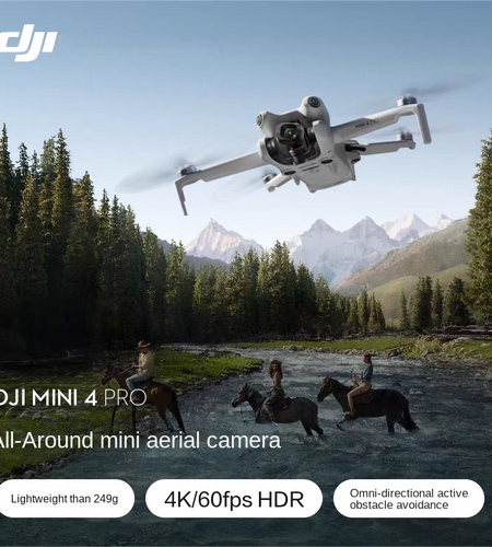 DJI Mini 4 Pro, an all-in-one mini aerial camera from DJI, is an entry-level drone that intelligently follows panoramic shooting