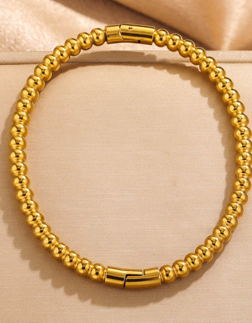 Load image into Gallery viewer, Fashion bamboo titanium steel bracelet female summer niche cold style ins stainless steel retro bamboo jewelry
