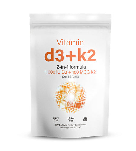 Vitamin D3+K2 Soft Capsules