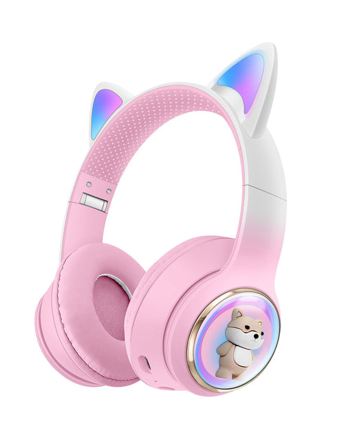 Load image into Gallery viewer, AKZ-51 Earphones Space Cabin Cute Cartoon Pet Bluetooth Headwear Large Battery Earphones Foldable Earphones
