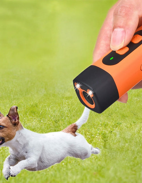 Load image into Gallery viewer, 2025 Dog Repellent: Ultrasonic dog training device, rechargeable dog bark deterrent with LED flashlight.
