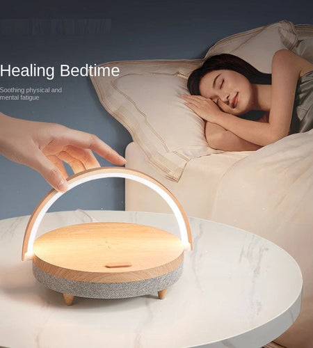 Living desk lamp, mobile phone, wireless charging, Bluetooth speaker, minimalist ins, bedside lamp
