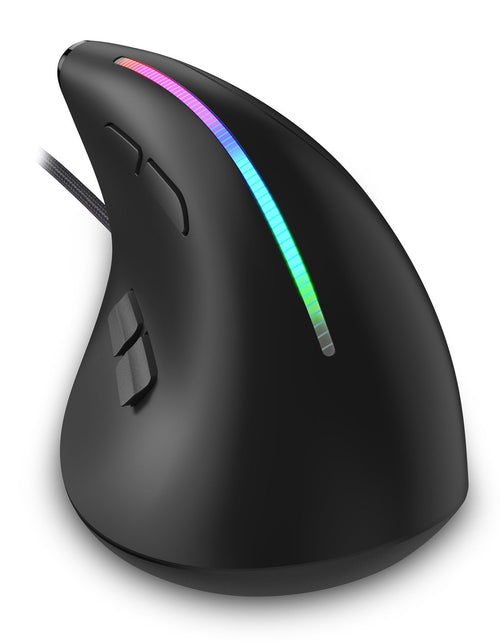 Load image into Gallery viewer, ZELOTES Master T50RGB Vertical Grip Ergonomic Programming Gaming Notebook Wired Mouse
