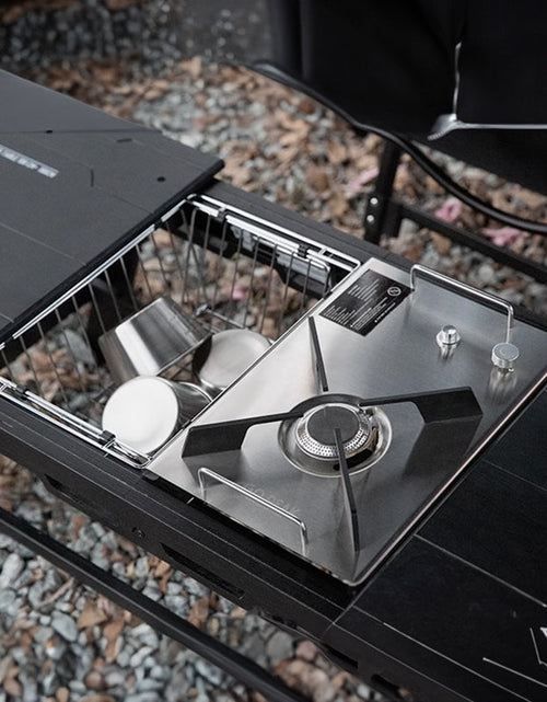 Load image into Gallery viewer, IGT Stainless Steel Folding Basket: Drain &amp; Wash, Ideal Camping Table Accessory.

