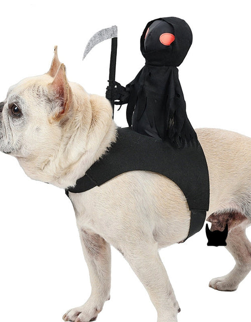 Load image into Gallery viewer, Dog Dark Harvesting Knight Transforms into Pet Costume for Halloween
