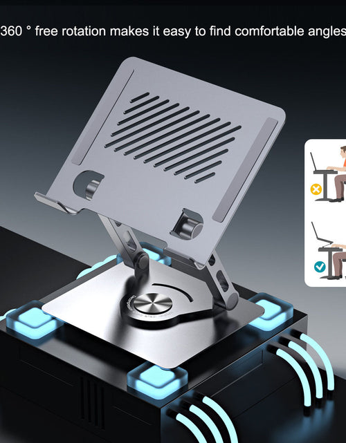 Load image into Gallery viewer, Dual arm support tablet stand with infinite adjustment, rotation, folding, heat dissipation, gaming phone stand
