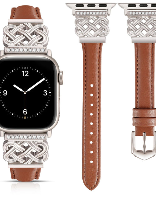 Load image into Gallery viewer, Strap Compatible with Apple Watch Band iWatch S10/SE98765 Metal Ultra-thin Watch Band

