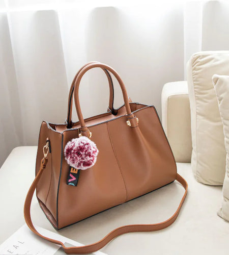 Fashionable Women's Crossbody and Tote Bag Set