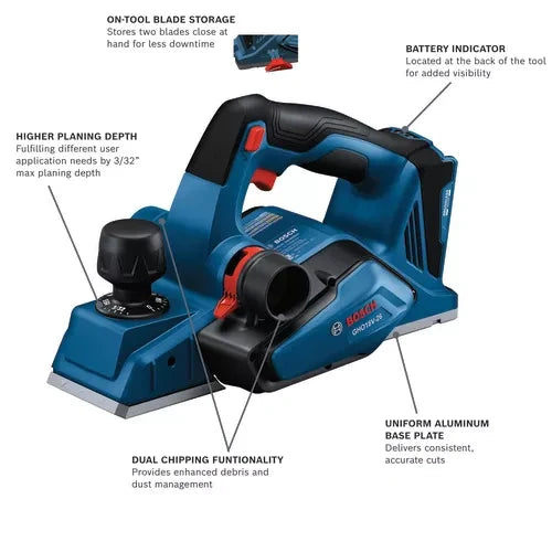 Load image into Gallery viewer, BOSCH GHO18V-26N 18V Brushless Planer
