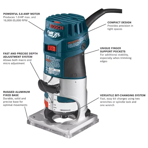 Load image into Gallery viewer, BOSCH PR20EVS 120V Variable-Speed Palm Router
