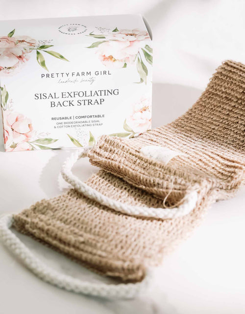 Load image into Gallery viewer, Sisal Back Exfoliating Strap
