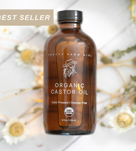 Pure Organic Cold Pressed Hexane-Free Castor Oil
