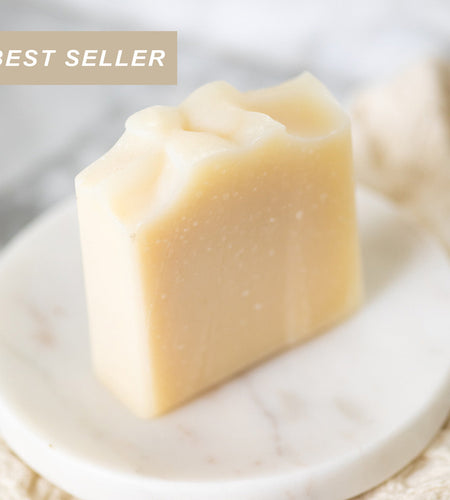Pure Tallow + Honey Fragrance Free Handmade Tallow and Goat Milk Soap Bar
