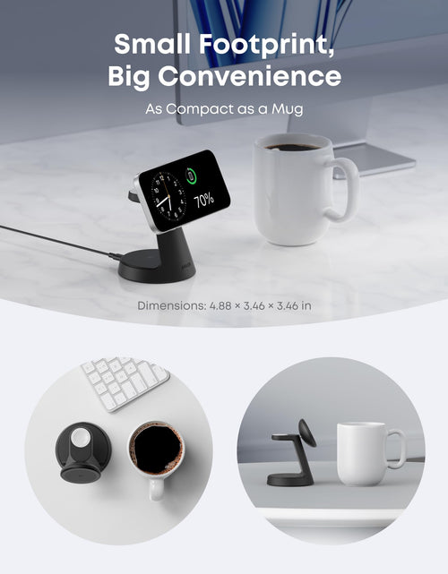 Load image into Gallery viewer, Anker MagGo Wireless Charging Station (3-in-1, Dock Stand)
