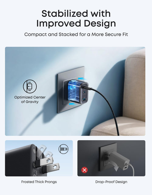 Load image into Gallery viewer, Anker Nano Charger (70W, 3 Ports)
