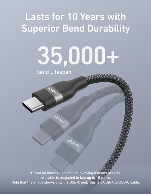Load image into Gallery viewer, Anker USB-A to USB-C Cable (3 ft/6 ft, Upcycled-Braided)
