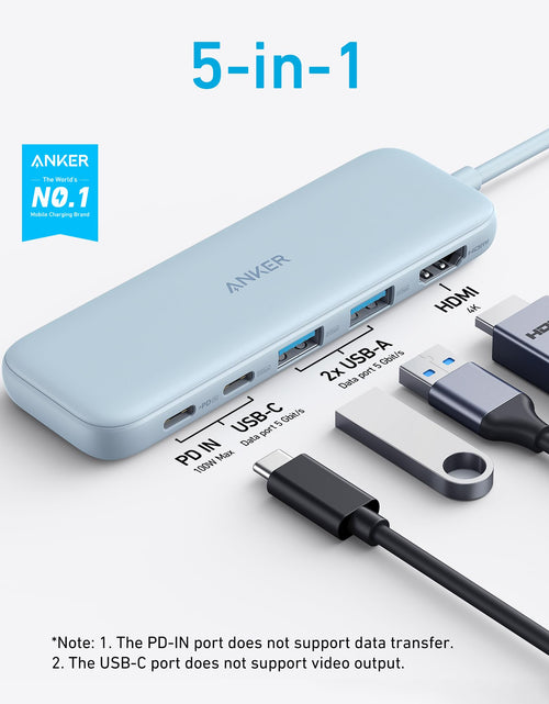Load image into Gallery viewer, Refurbished Anker <b>332</b> USB-C Hub (5-in-1)
