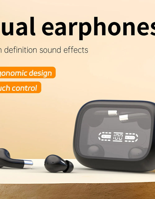 Load image into Gallery viewer, TWS Wireless Bluetooth Headphones ENC Noise Canceling with Mic Earphones Invisible Sleeping Earbuds Sports Waterproof Headset ﻿
