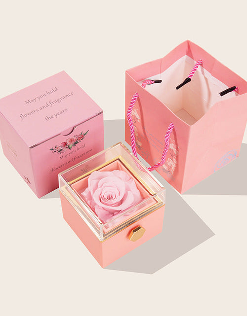 Load image into Gallery viewer, 360° Flip Rose Gift Box Necklace Ring Gift Box For Women Girlfriend 2024 Hot Best Valentine Mother Day Birthday Gift Decoration
