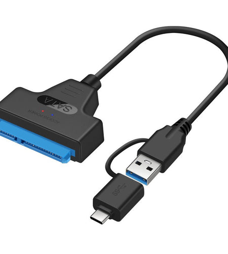 USB 3.0 hard drive cable 2-in-1 easy drive cable computer optical drive 2.5-inch mechanical solid-state drive data cable 20CM