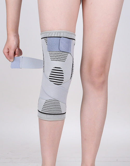 Load image into Gallery viewer, Double Strap Sports Knee Protector Outdoor Fitness Running Basketball Breathable Knee Protector Sports Protective Equipment Strap Compression Knee Protector
