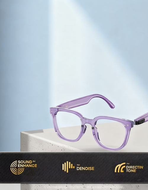 Load image into Gallery viewer, HY-C8 AI Intelligent Translation Wireless Bluetooth Glasses Earphones 75 Language Conference Simultaneous Interpretation
