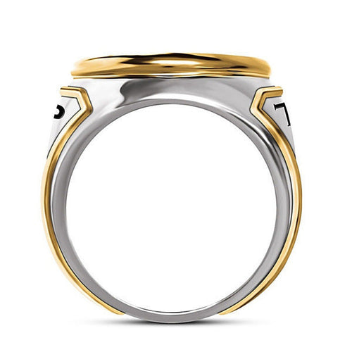 Load image into Gallery viewer, Personalized American President Trump Ring Two-color European and American Hip-Hop Trump Jewelry Men
