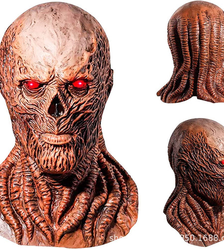 Strange Tale 4 Vecna Latex Mask Headgear Halloween Mask Terror Props