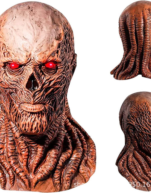 Load image into Gallery viewer, Strange Tale 4 Vecna Latex Mask Headgear Halloween Mask Terror Props
