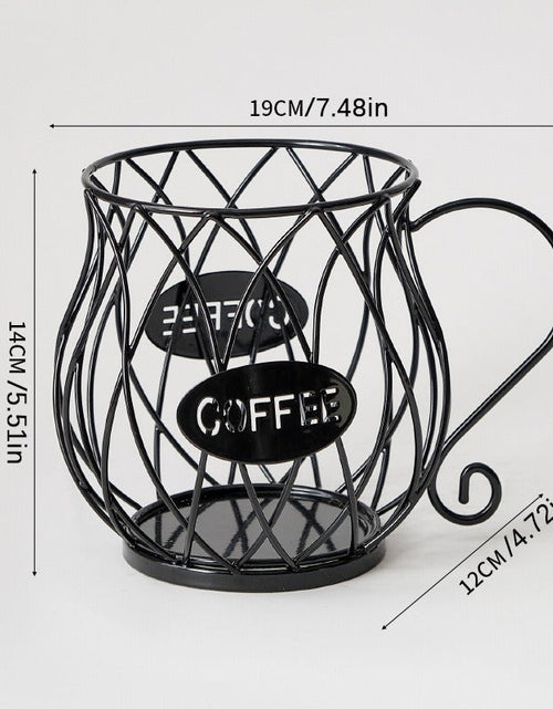 Load image into Gallery viewer, Large Capacity Metal Coffee Capsule Holder | Organizer &amp; Dispenser for Nespresso, Keurig Capsules
