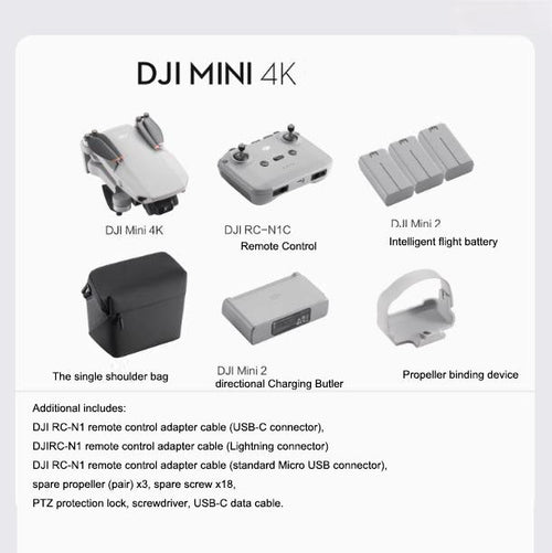 Load image into Gallery viewer, DJI Mini 4K Ultra HD Mini Aerial Drone Captain with Intelligent Range Shooting and Remote Control Aircraft
