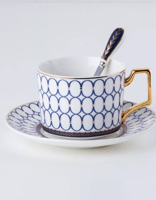 Load image into Gallery viewer, Nordic minimalist ceramic coffee cups and plates, English black tea cups, water utensils, tea cups, household offices
