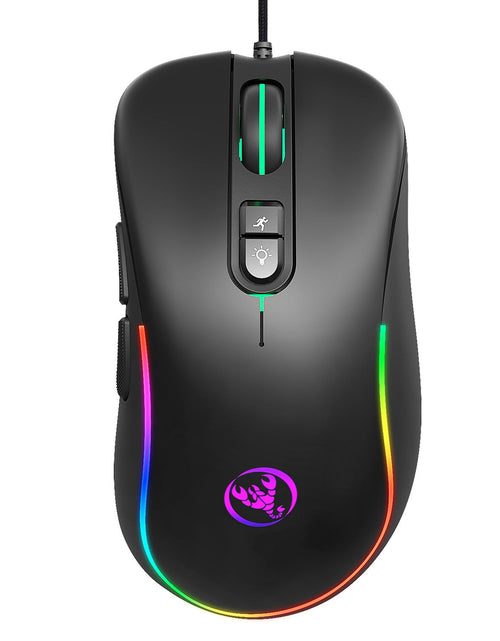 Load image into Gallery viewer, 7D key gaming mouse, macro programmable RGB luminous gaming wired mouse
