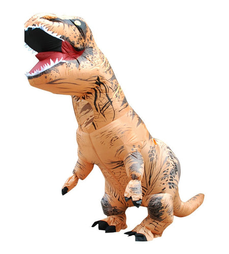 Unique Adult T-REX Inflatable Costume Christmas Cosplay Dinosaur Animal Jumpsuit Halloween Costume for Women Men