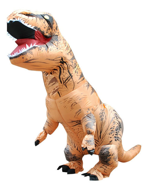 Load image into Gallery viewer, Unique Adult T-REX Inflatable Costume Christmas Cosplay Dinosaur Animal Jumpsuit Halloween Costume for Women Men
