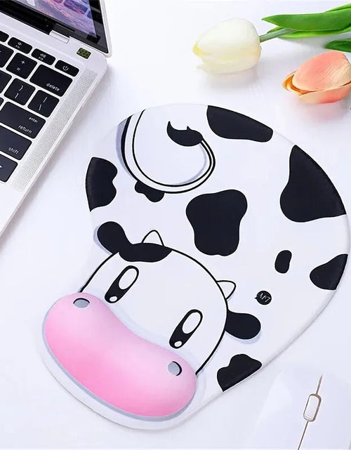 Load image into Gallery viewer, Wrist Mouse Pad Marble Pattern Hand Bowl Tray Mouse Pad Office Wrist Protection Anti-Skid Mouse Pads
