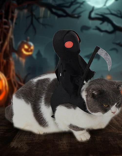 Load image into Gallery viewer, Dog Dark Harvesting Knight Transforms into Pet Costume for Halloween
