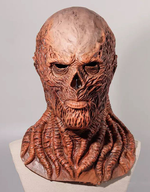 Load image into Gallery viewer, Strange Tale 4 Vecna Latex Mask Headgear Halloween Mask Terror Props
