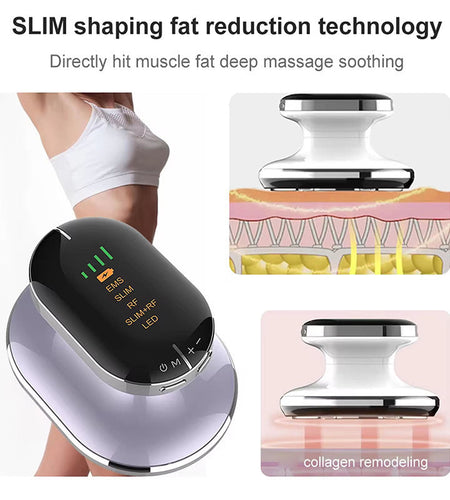 body shaping and slimming device body beauty device ultrasonic color light microcurrent fat burning device fat bursting device