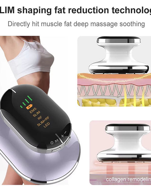 Load image into Gallery viewer, body shaping and slimming device body beauty device ultrasonic color light microcurrent fat burning device fat bursting device
