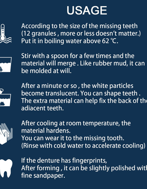 Load image into Gallery viewer, EELHOE Denture Decorative Teether Set, Halloween Vampire Makeup Dress Up Fake Tooth Glue Teeth Props
