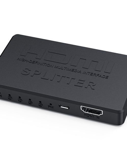 Load image into Gallery viewer, HDMI splitter 1/4 4K mini HDMI 1/4 splitter HD video on screen
