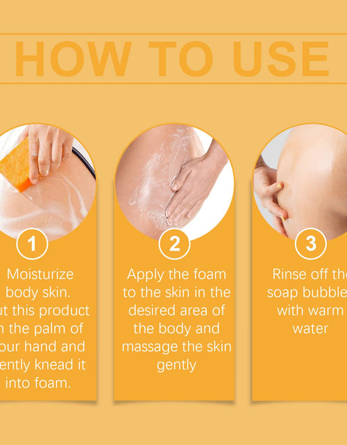 Load image into Gallery viewer, OceAura Orange Peel Moisturizing Shower Soap Gently Cleanses Body Skin And Improves Skin Hydration
