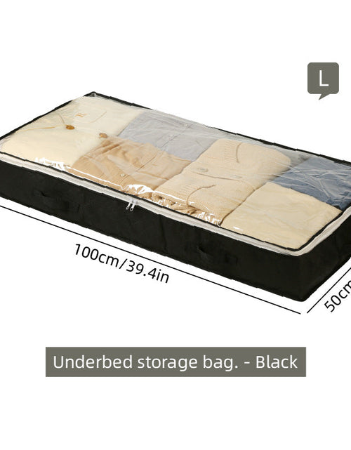 Load image into Gallery viewer, Under-Bed Storage Bag, 75L/40L - Portable Foldable Comforter &amp; Clothing Organizer, Large Capacity Dustproof Box

