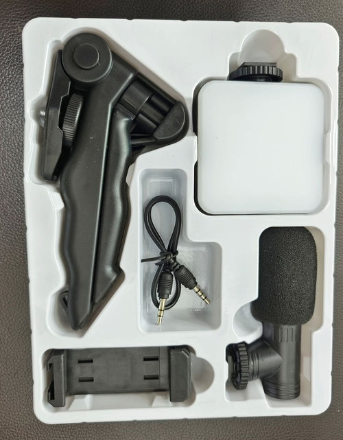 Load image into Gallery viewer, Desktop Beauty Leg Pocket Fill Light with Microphone Set Single Reflex Conference Lamp Handheld Photography with Microphone
