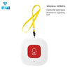 433 Button with Lanyard SOS